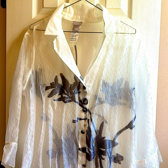Chico's Other - This is a beautiful gray duster. Never worn. Price 149.00 price tag still on